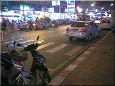 Pedestrian crossing in Pattaya