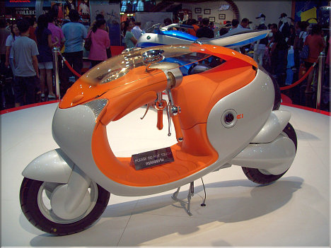 Bangkok Motor Show:  Foldable Motorcycle