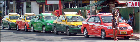 Taxi Meters in Pattaya do not use the built-in meters