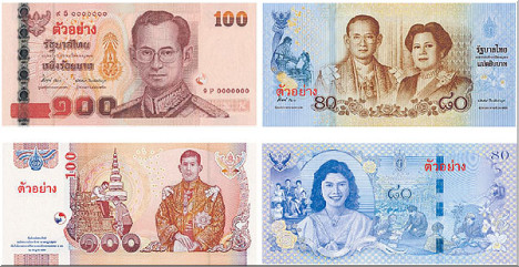 Thailand launches new Banknotes