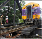 Passenger train derailed near Bang Sue railway station in Bangkok