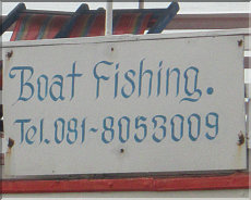Fish a boat
