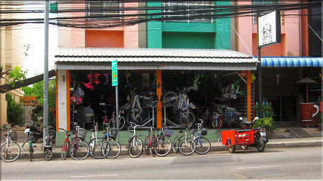Bicycle Shop in Pattaya