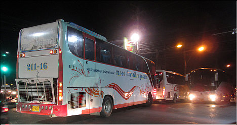 Tourist Buses in Pattaya