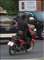 Police without Helmet
