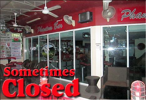 Phantom Bar closed