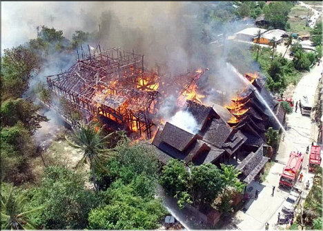 Ban Phaya Mai destroyed