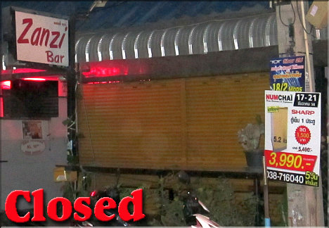 Zanzi Bar closed