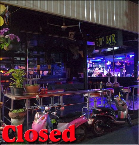 EM's Bar closed