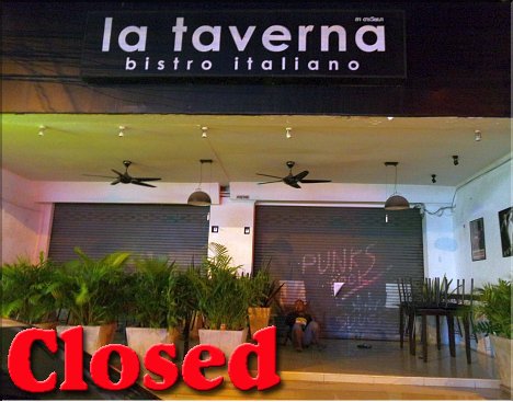 La Taverna closed