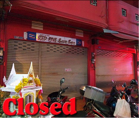 Red Five Bar closed down