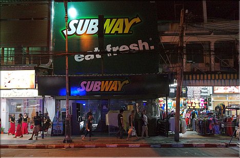 Subway goes South Road