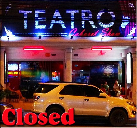 Teatro closed