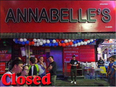 Annabelle's closed down