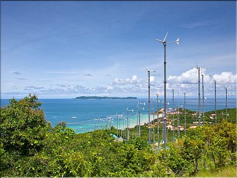 Wind Turbines on Koh Larn