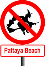 No Coconut Ghosts on Pattaya Beach Promenade