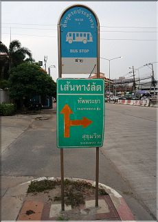 Failed attempt to launch a public bus in Pattaya