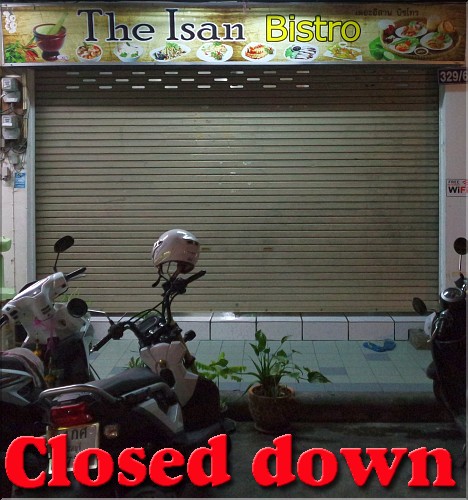 Isan Restaurant closed down