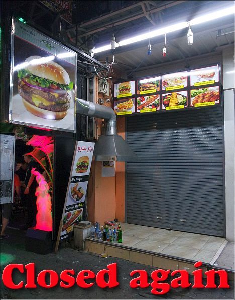 Burger World closed down
