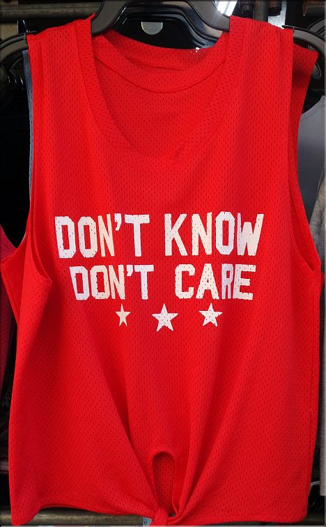 Don't know - don't care