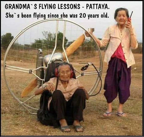 Grandma's flying Lessons