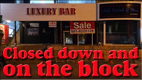 Luxury Bar closed down