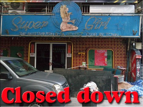 Super Girl A Go-Go closed down