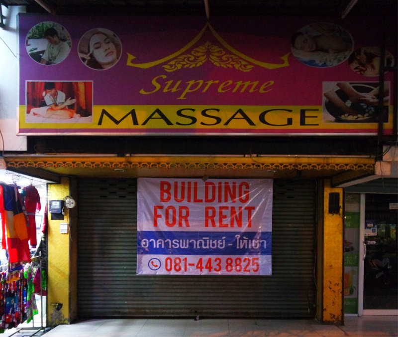 Supreme Massage closed down