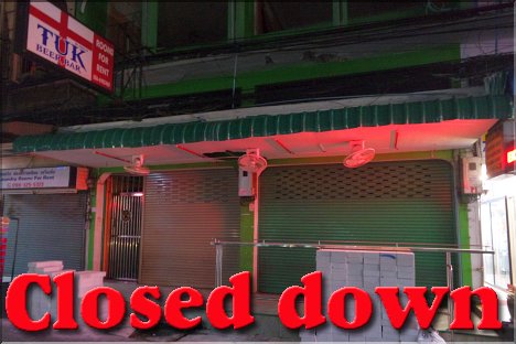 Bar on Soi Yamato closed down