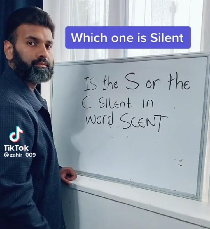 Which one is silent?
