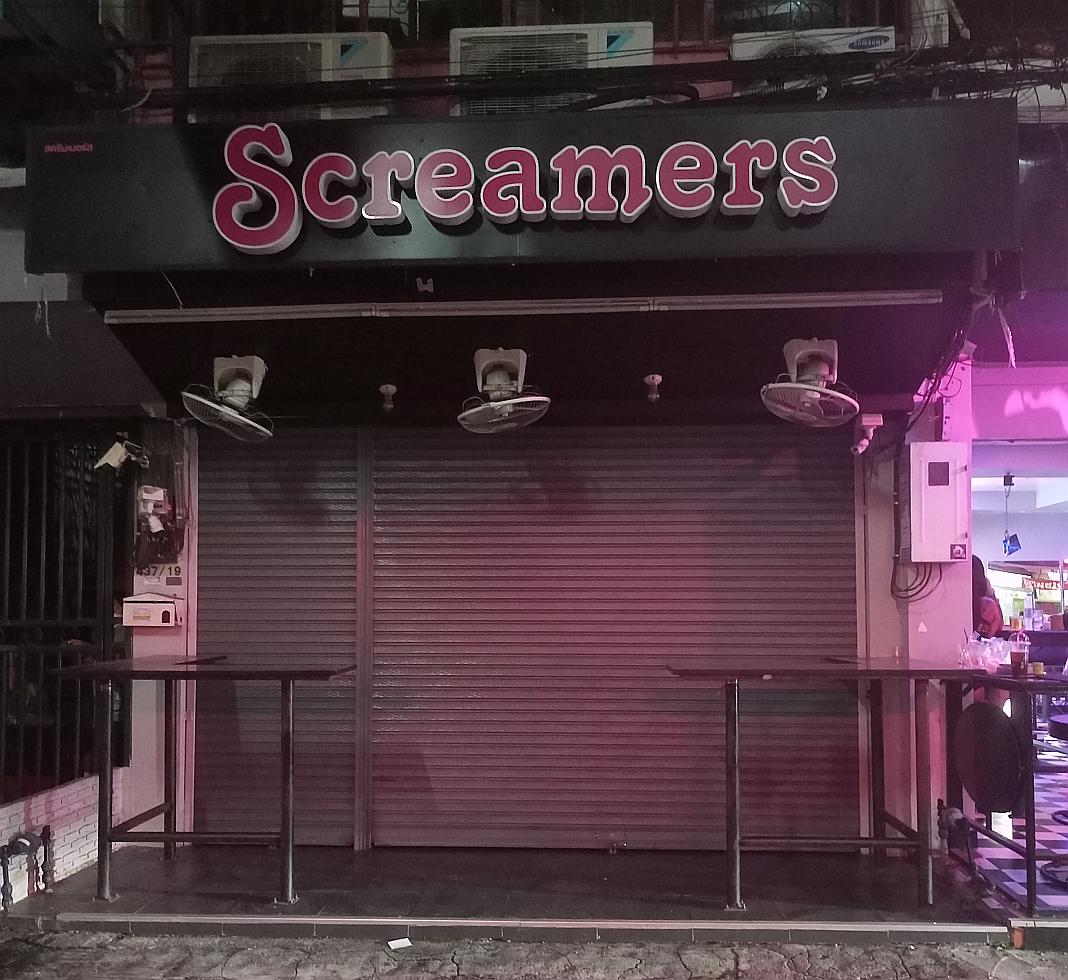 Screamers Bar Soi 6 closed
