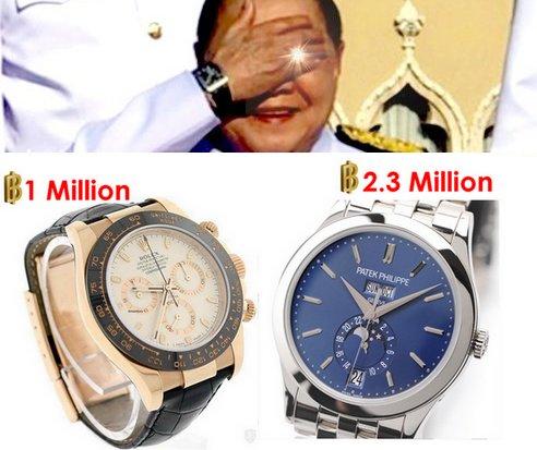 Prawit and his undocumented watches